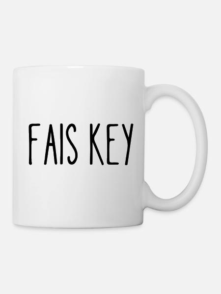 fais key - Mug blanc - blanc