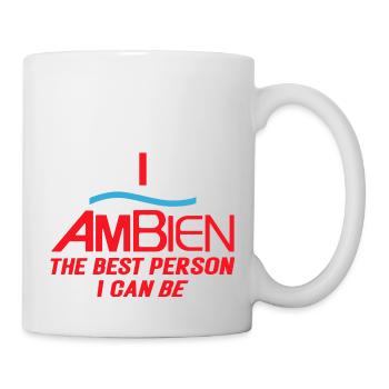Ich bin die beste Person, die ich sein kann - Tasse - Weiß - Rechts