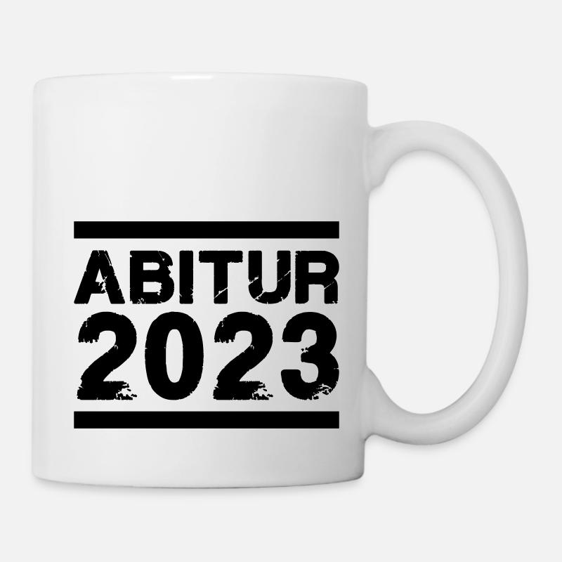 abitur 2023 - Tasse - Weiß