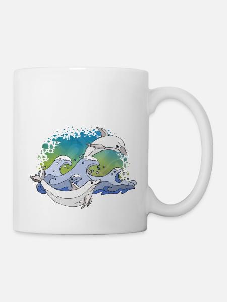 Delphine - Tasse - Weiß