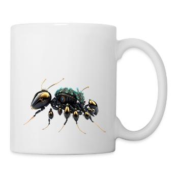 Ameisenbiene Roboter - Tasse - Weiß - Rechts