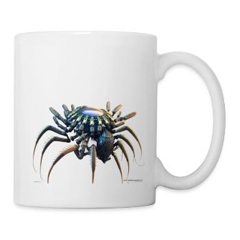 Robot araignée de crabe - Mug blanc - blanc - Droite