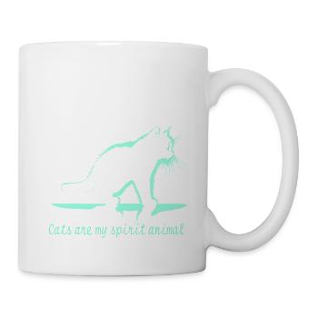 Spirit animal cat - Mug - white - Right