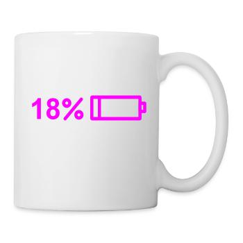 Enfin 18 ! Joyeux 18 ans! Conception d’anniversaire - Mug blanc - blanc - Droite