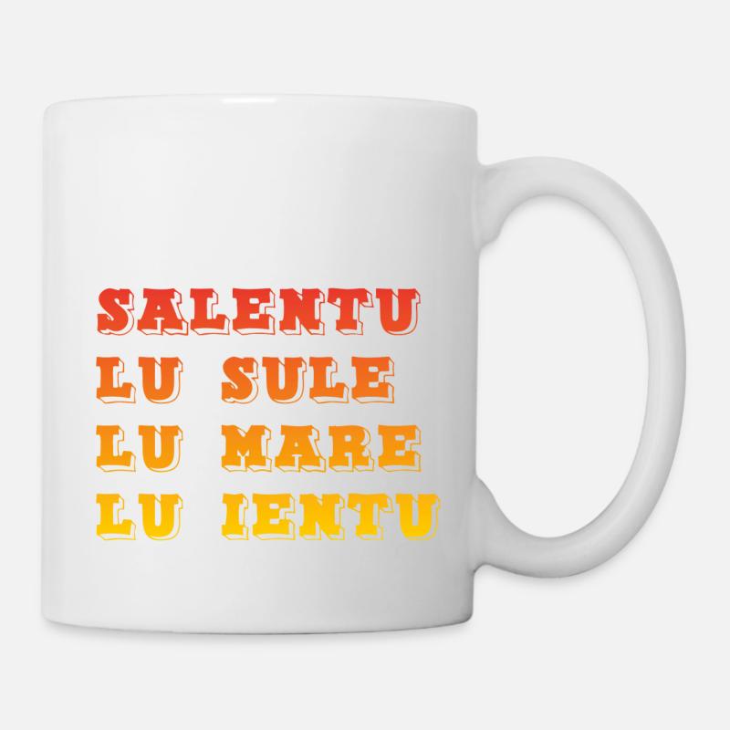 Salentu - Lu sule Lu mare lu ientu - Tasse - Weiß