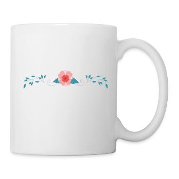 Flower Blume Pflanze - Tasse - Weiß - Rechts
