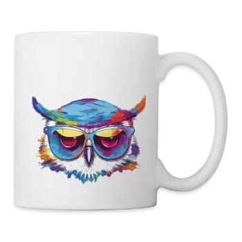 Chou la chouette - Mug blanc - blanc - Droite