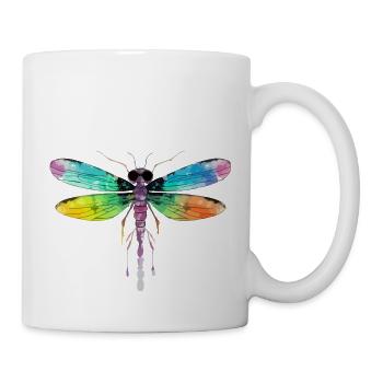 Mia la libellule - Mug blanc - blanc - Droite