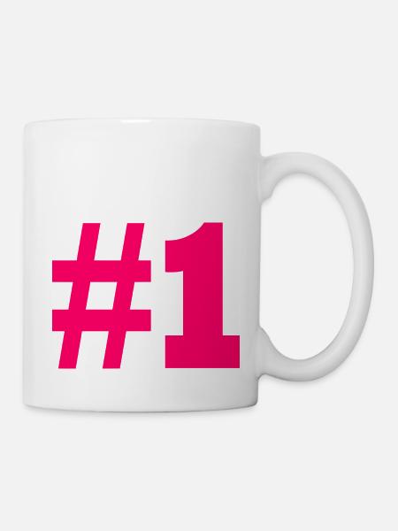 #1 - Tasse - Weiß