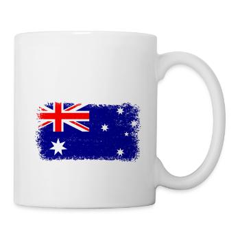 Australien, Flag from Australia - Tasse - Weiß - Rechts