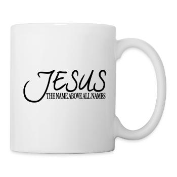 Jesus Christus von Nazareth Glaube Bibel Jesus - Tasse - Weiß - Rechts