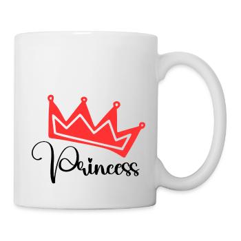Prinzessin - Tasse - Weiß - Rechts