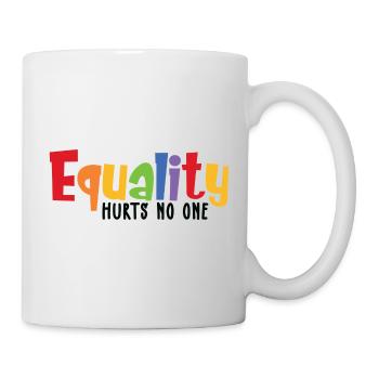 Equality Hurts No One - Mug - white - Right