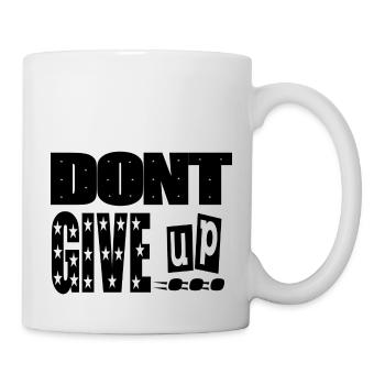 von denen aufgeben - Tasse - Weiß - Rechts
