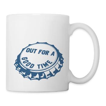 out for a good time - Mug - white - Right
