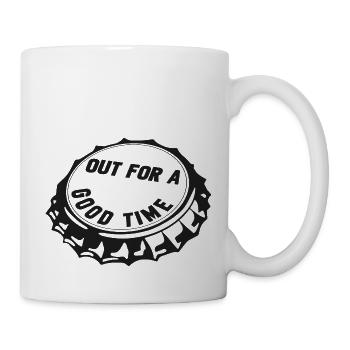 out for a good time - Mug - white - Right
