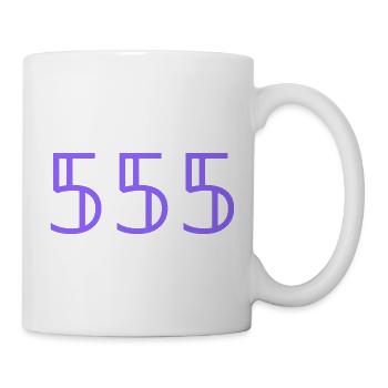 Engelszahlen |555|. - Tasse - Weiß - Rechts