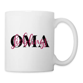 Lieblingsoma - Farben veränderbar - Liebe - Oma - Tasse - Weiß - Rechts