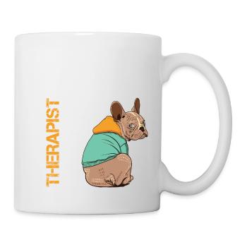 I DON'T NEED A THERAPIST I JUST NEED MY FRENCHIE - Mug - white - Right