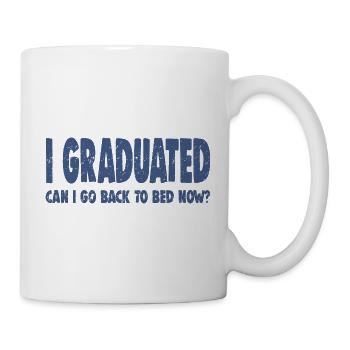 J’AI OBTENU MON DIPLÔME, PUIS-JE REVENIR À BAD NOW ? - Mug blanc - blanc - Droite