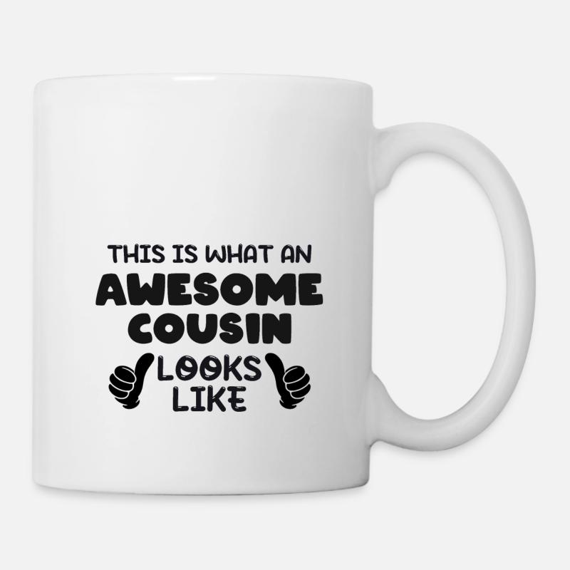 Voici à quoi ressemble un cousin génial - Mug blanc - blanc