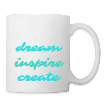 Dream Inspire Create - Tasse - Weiß - Rechts