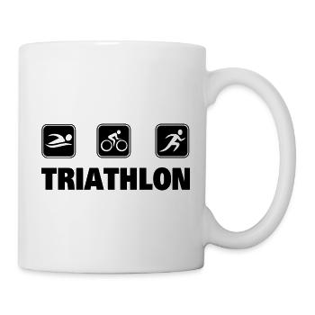 Triathlon Natation Bike Run Marathon - Mug blanc - blanc - Droite