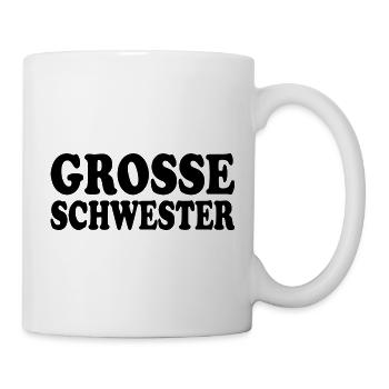 Grosse schwester - Tasse - Weiß - Rechts