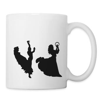 Danse Musique de danse - Mug blanc - blanc - Droite