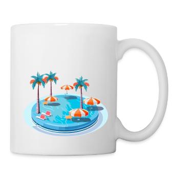 A dream pool - Mug - white - Right