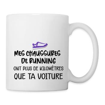 Mes chaussures de running Course A Pieds - Mug blanc - blanc - Droite