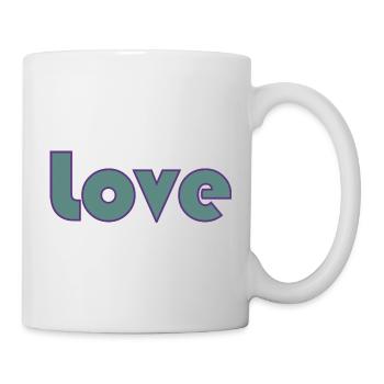 JUST MARRIED. bachelorette party. LOVE. SAINT VALENTINE. COUPLE. - Mug - white - Right