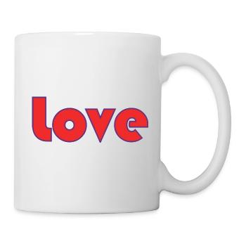 PAAR. ICH HABE GERADE GEHEIRATET. Junggesellinnenabschied. HEILIGER VALENTINSTAG. MARIES - Tasse - Weiß - Rechts