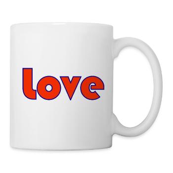 LOVE. COUPLE. JUST MARRIED. bachelorette party. SAINT VALENTINE. - Mug - white - Right