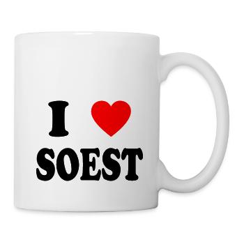 I love Soest - Tasse - Weiß - Rechts