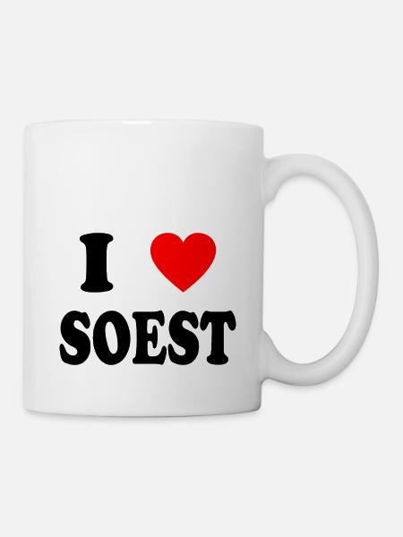 I love Soest - Tasse - Weiß