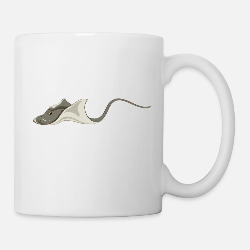 Meerestiere - Tasse - Weiß