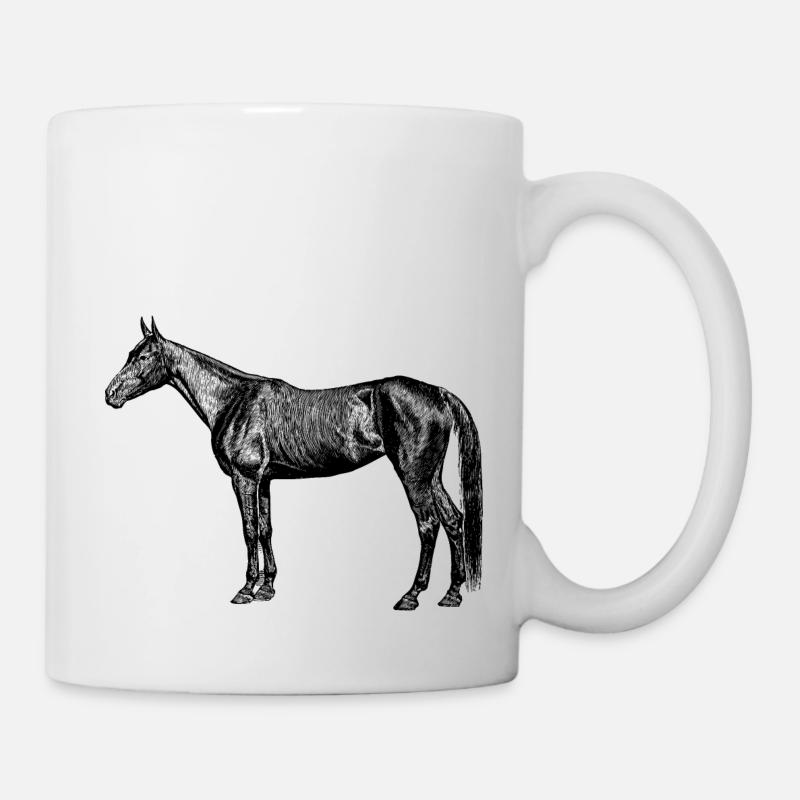 Pferde - Tasse - Weiß