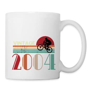Vintage Birthday rétro sunset design - Mug blanc - blanc - Droite