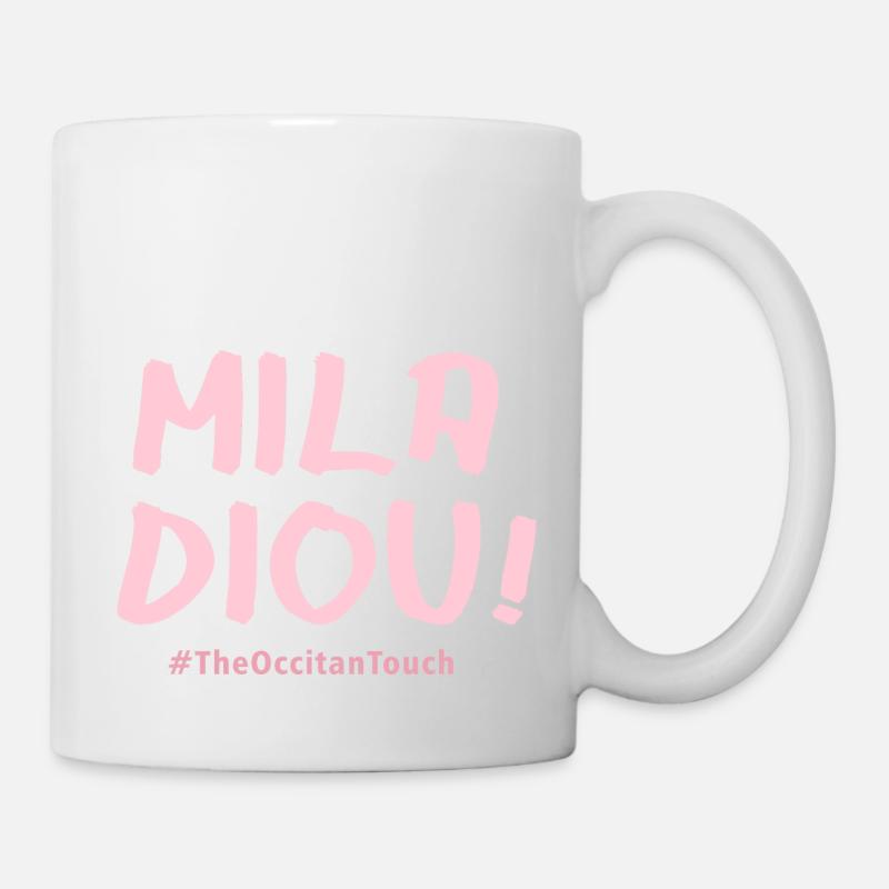 Mila diou !! - Mug blanc - blanc