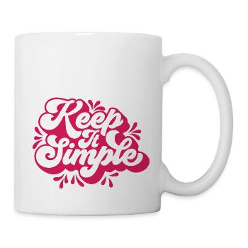 Keep it simple - Mug - white - Right