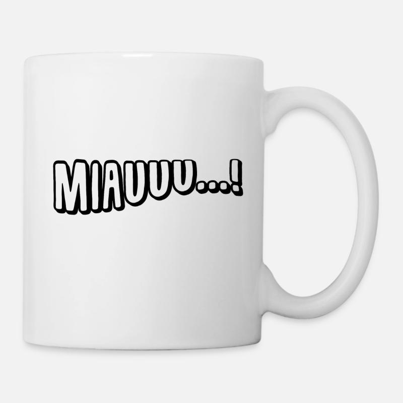 Miauuu - Tasse - Weiß