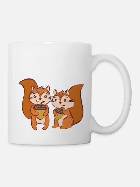 Wildtiere - Tasse - Weiß
