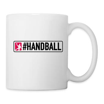 #HANDBALL - Tasse - Weiß - Rechts