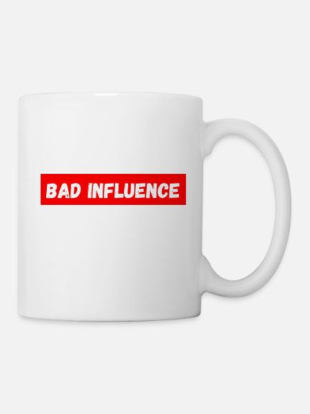 Bad influence - Mug - white