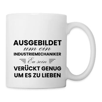 Handwerker Handyman Handwerk Werkzeug Baustelle - Tasse - Weiß - Rechts