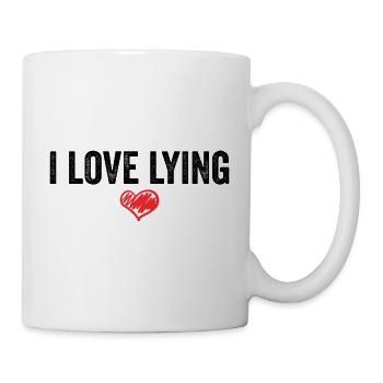 I Love Lying - Mug - white - Right