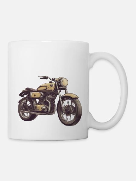 a cool bike from the 90s - Tasse - Weiß