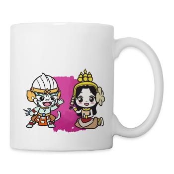 Cambodge Reamker Danse Khmer Apsara I Cadeau - Mug blanc - blanc - Droite