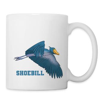 Shoebill Bird Ornithologist Forest I Gift - Mug - white - Right